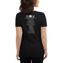 Women's short sleeve FOOLiE Conversations LP t-shirt